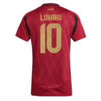 Maglia Calcio Belgio Romelu Lukaku #10 Prima Divisa Donna Europei 2024 Manica Corta